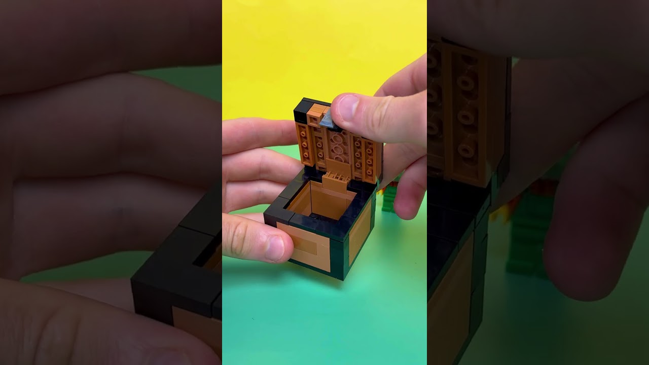 MINECRAFT LEGO CHEST IN 1 MINUTE, 10 MINUTES AND 1 HOUR! #shorts