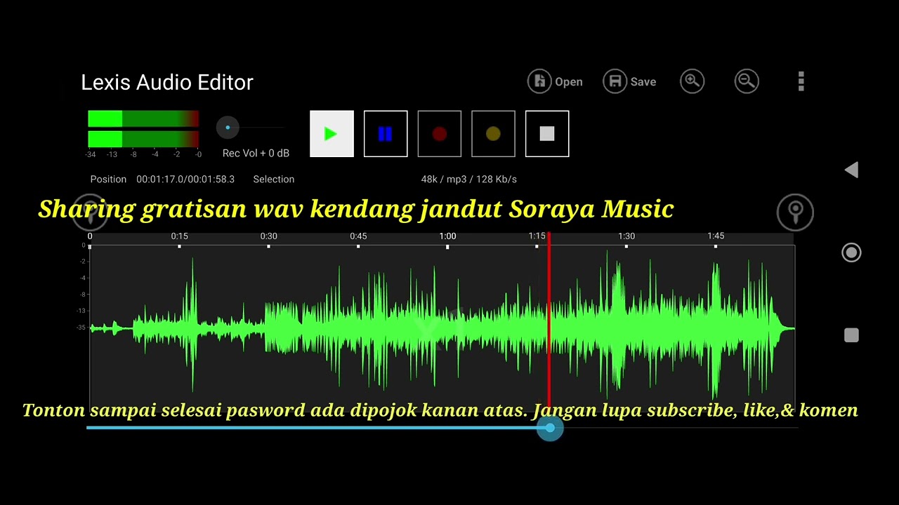 Sampling kendang jandut soraya music