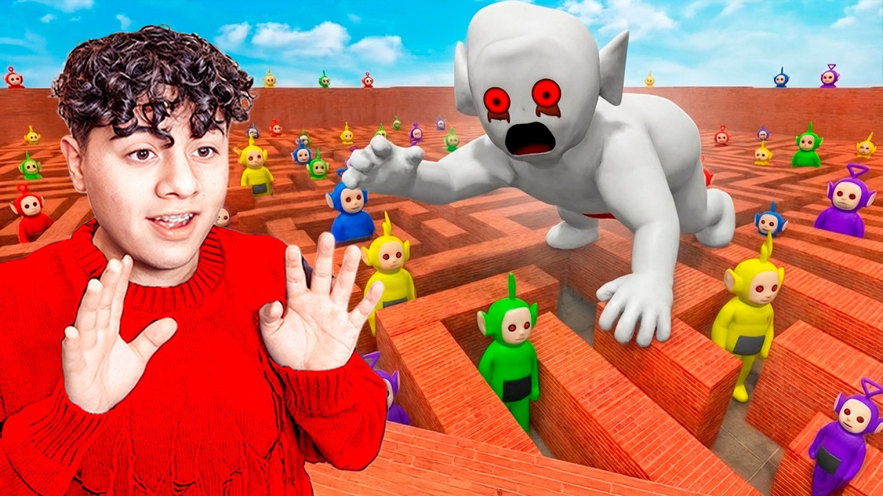 SOBREVIVI al LABERINTO de Teletubbies TERRORIFICOS