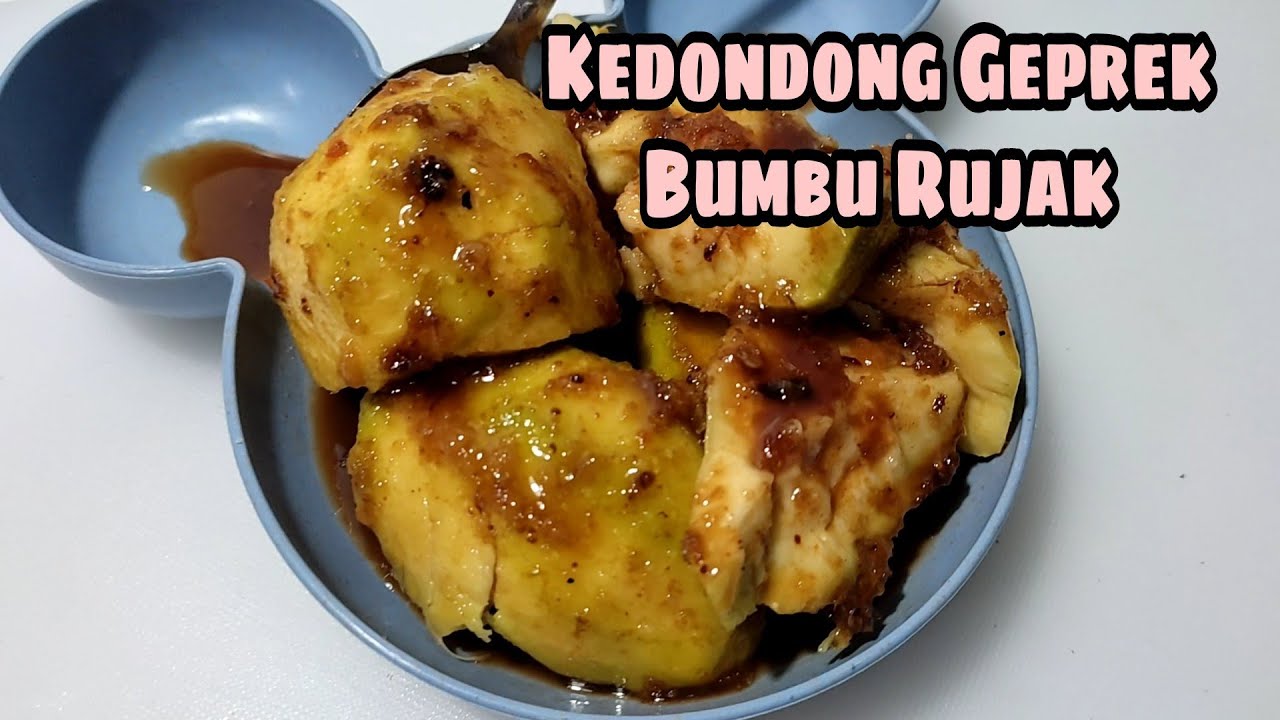 Resep Kedondong Geprek Bumbu Rujak Super Enak