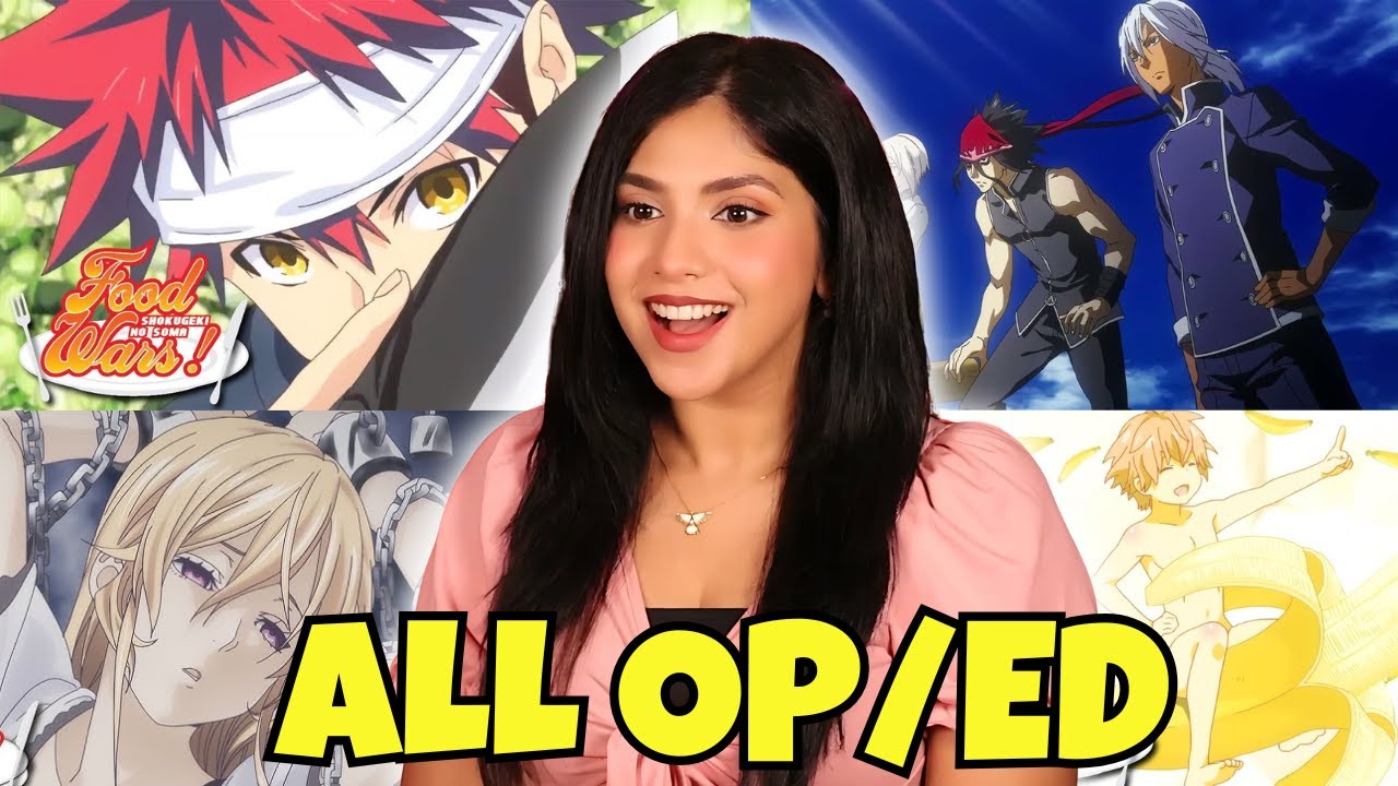 I'M HUNGRY NOW! | Food Wars (Shokugeki no Soma) All Openings and Endings BLIND REACTION