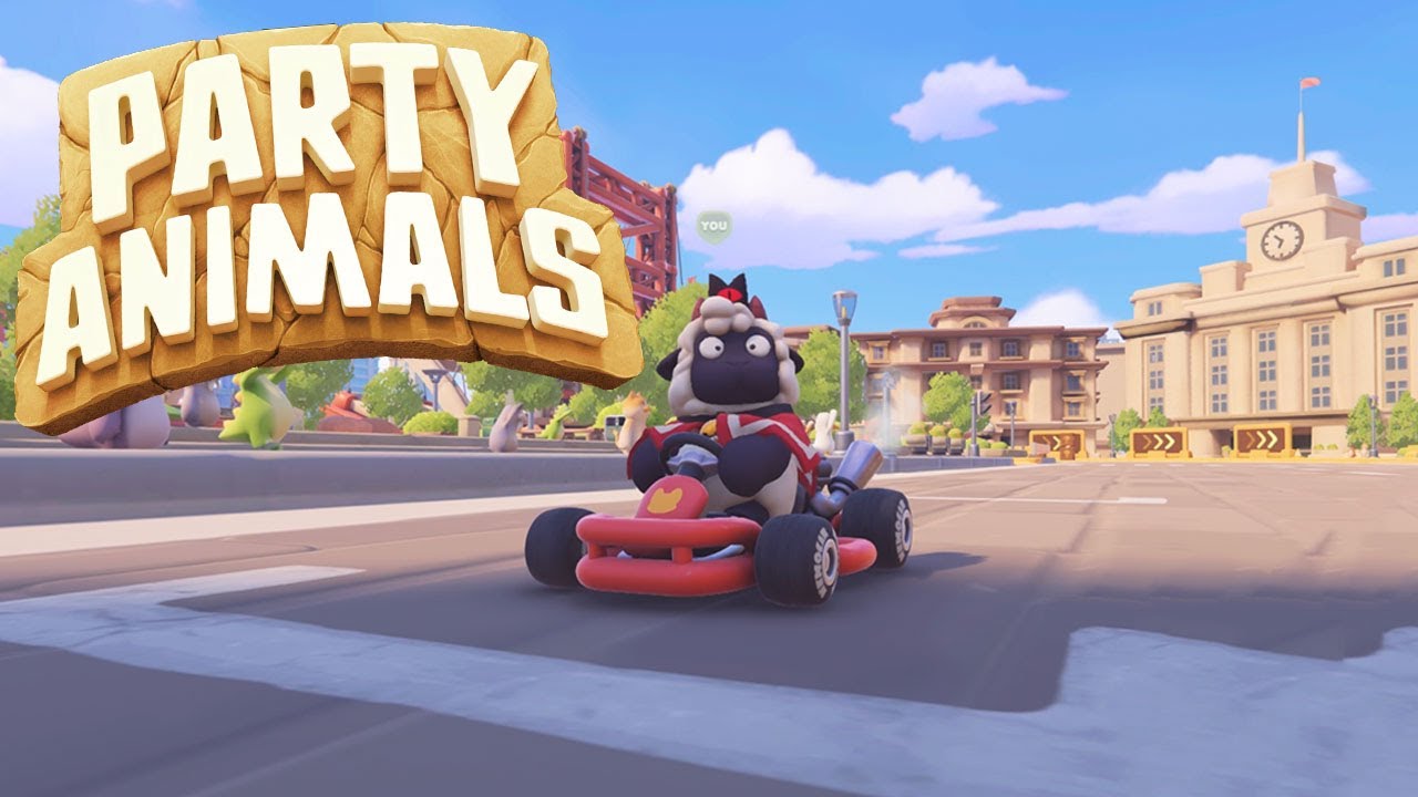 ГОНКИ в Party Animals!??