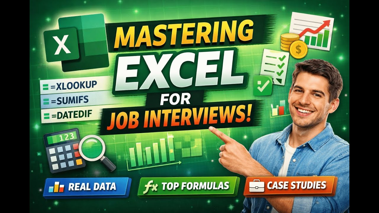 Формулы Excel, которые ОБЯЗАТЕЛЬНО нужно знать для собеседования (работают в Excel и Google Sheets)