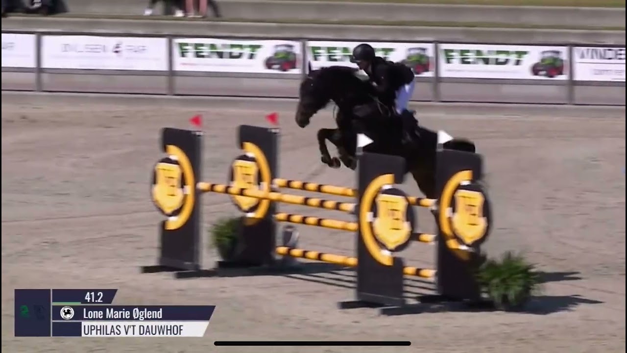 DRF championat 5 års 1.kval 1,15m - Uphilas v’t Dauwhof