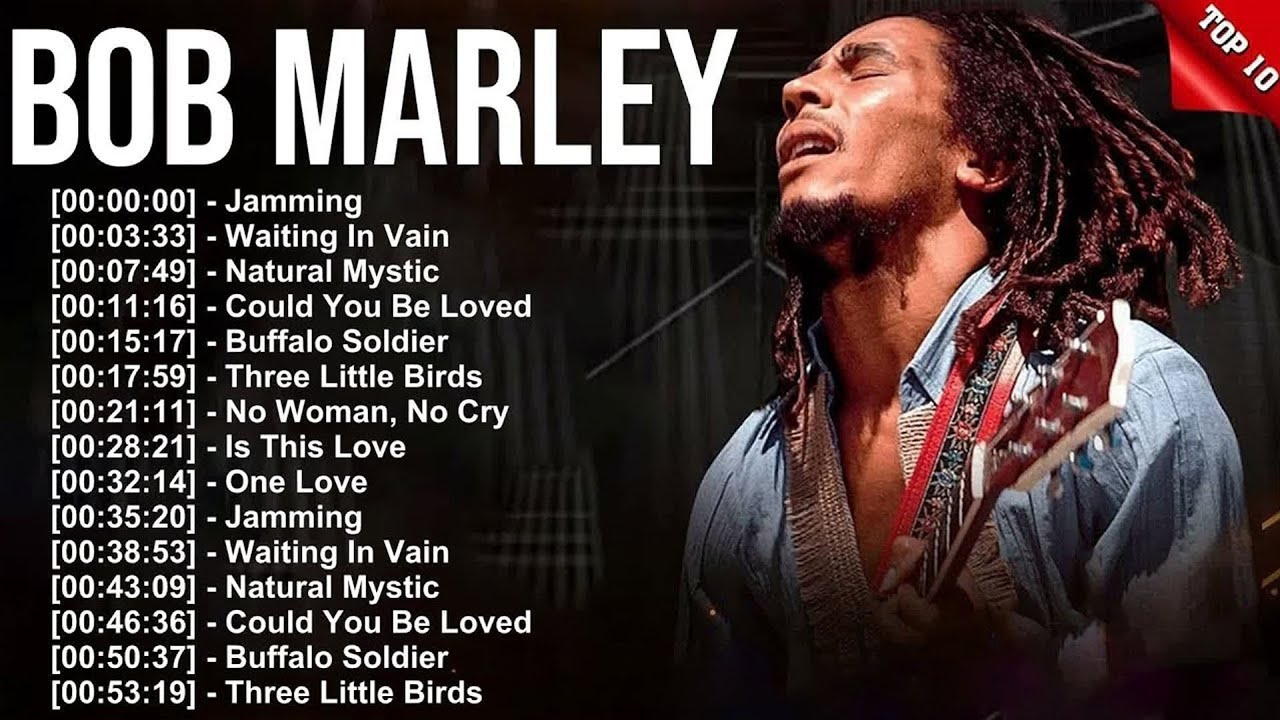 Bob Marley Top 20 Songs - The Best Reggae Vibes Ever - Bob Marley Greatest Hits Full Album
