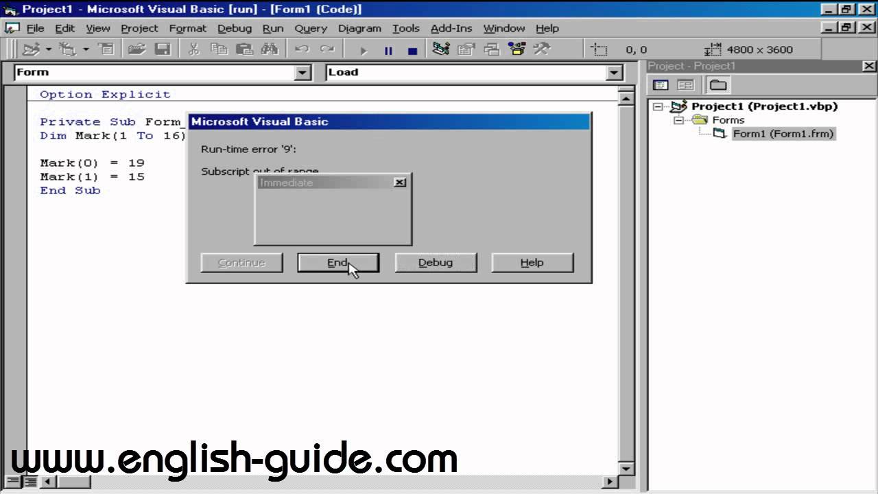 تعليم فيجوال بيسك  - التعرف علي المصفوفات الجزء الأول