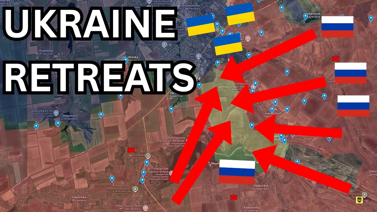 Full Scale COLLAPSE Of Salient South Of Kostyantynivka, Russia Reaches Another City