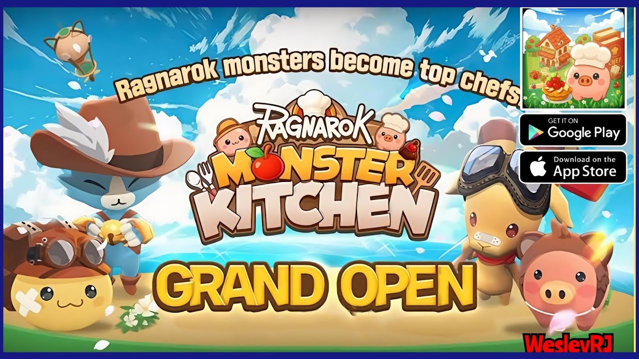 RAGNAROK MONSTER KITCHEN | GAMEPLAY, CASUAL RESTAURANT GAME, CHEFS and MORE (Android/iOS) FREE