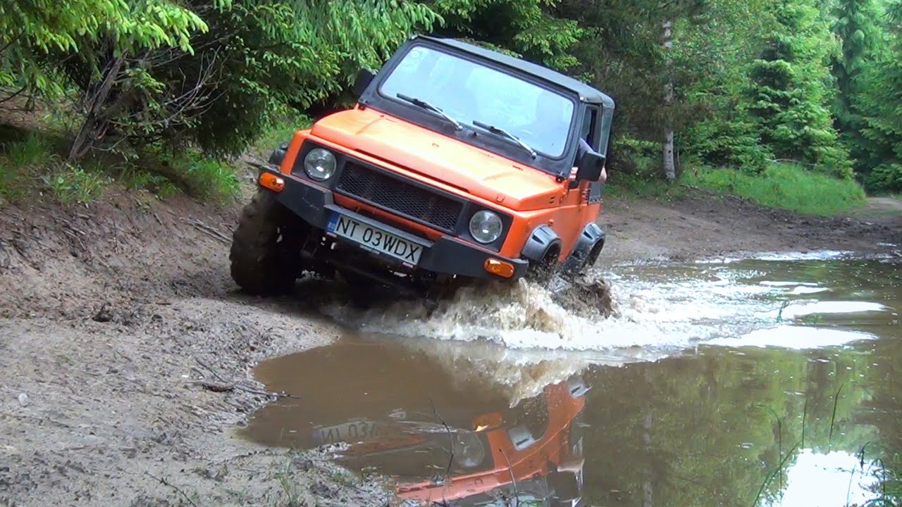 Off-Road cu Suzuki Samurai dupa ploaie, M-tii Stanisoarei