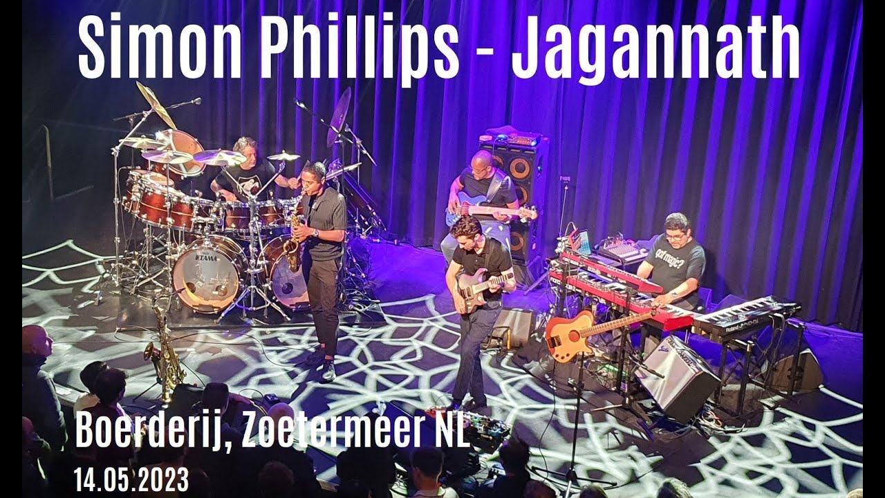 SIMON PHILLIPS - JAGANNATH live, Boerderij Zoetermeer NL, 14.05.2023