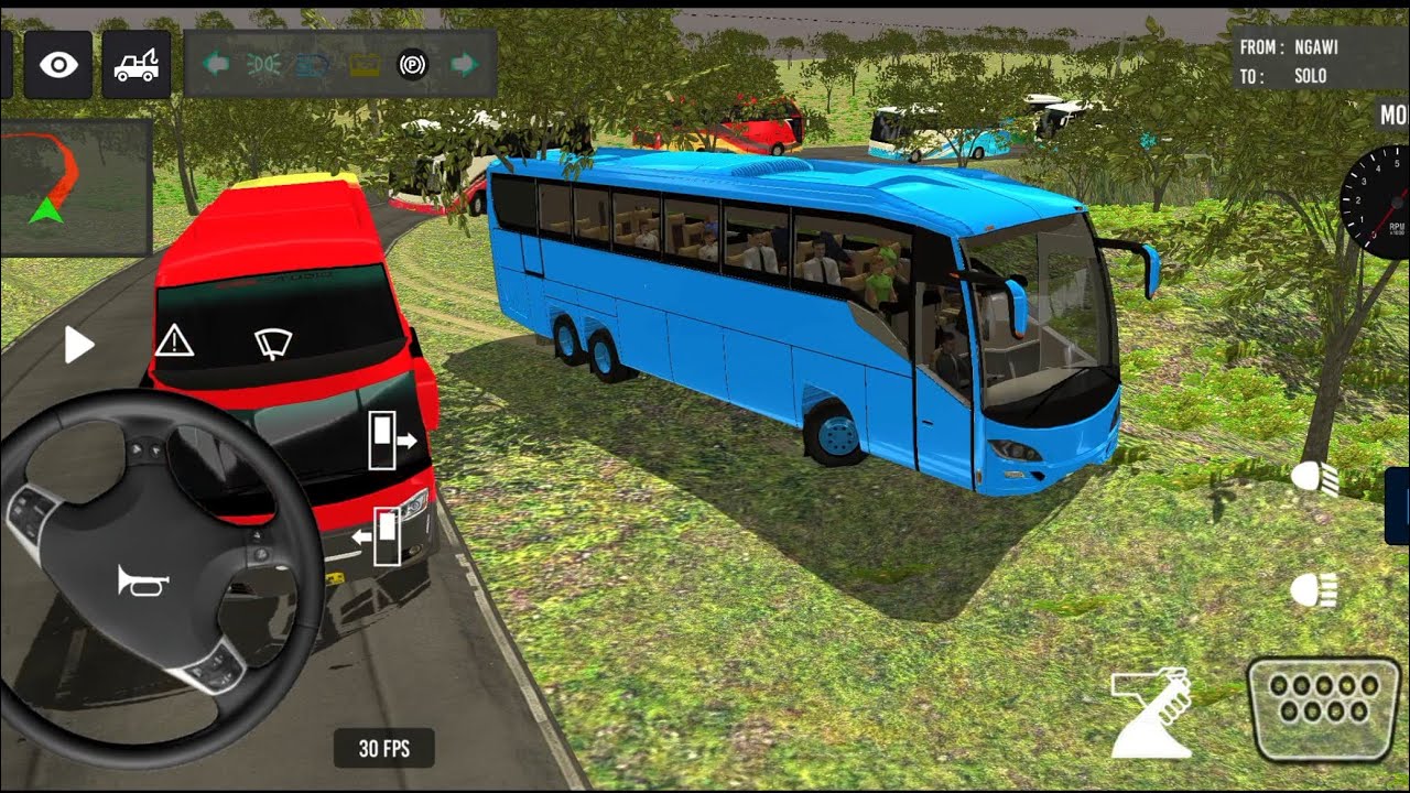Euro Bus Driving Game Public Transportation 2025 Indonesia Bus Simulator New Android Gameplay #1m 