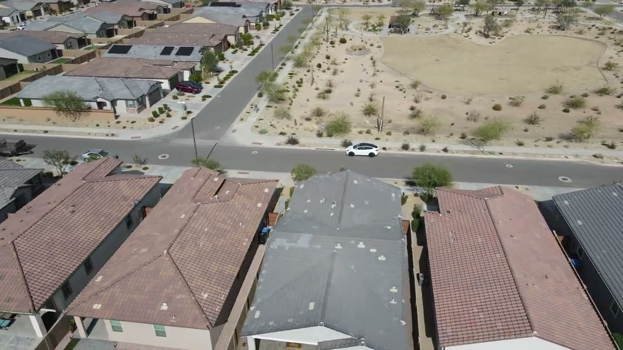 2053 W Lonesome Trail, Phoenix AZ 85085 Overhead Drone Front Circle CCW