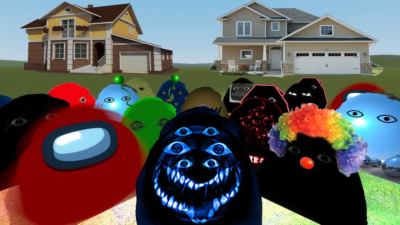Angry Munci Family Vs Houses In Garry's Mod! (Park 2)