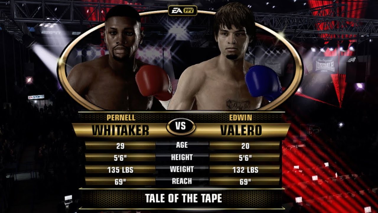 (LW SUPER 16 RD1) PERNELL WHITAKER VS EDWIN VALERO FIGHT NIGHT CHAMPION
