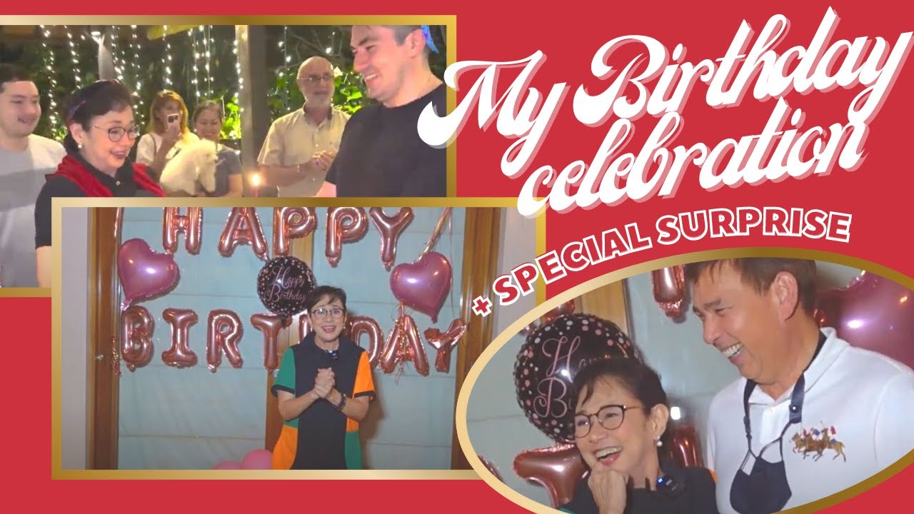 MY BIRTHDAY CELEBRATION + SPECIAL SURPRISE | Vilma Santos - Recto