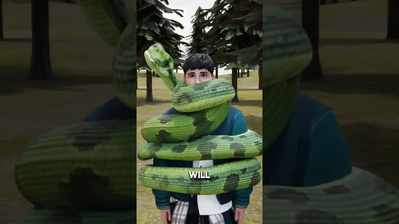 Как выжить при нападении анаконды?