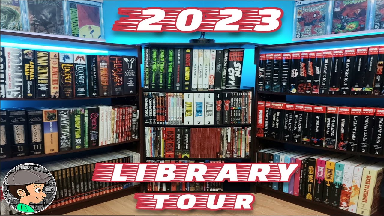 2023 COMIC & MANGA LIBRARY TOUR! Marvel, DC Vertigo, Image, Dark Horse, Humanoids and More!