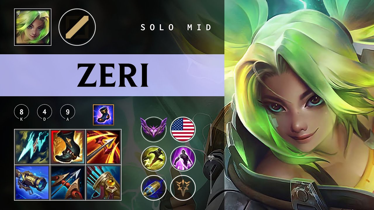 Zeri Mid vs Twisted Fate - NA Master Patch 26.01