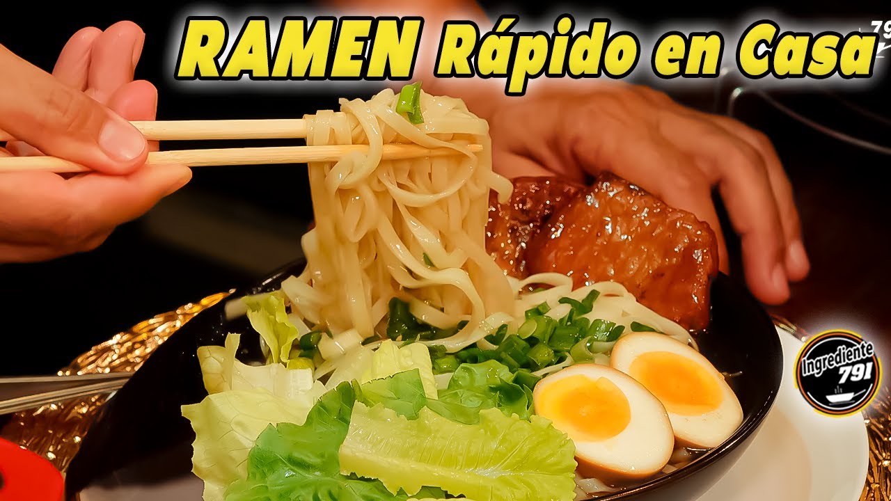 🍜 3 versiones de RAMEN Casero FÁCIL y el más RÁPIDO 👉 PASO a PASO