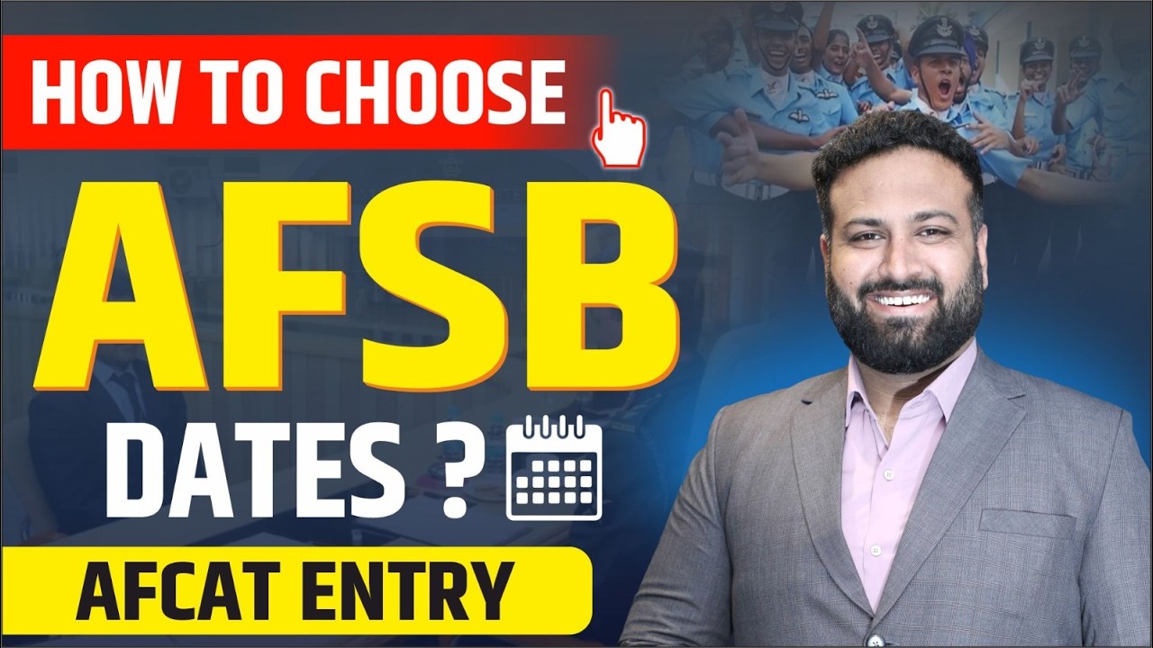 How to Select SSB Date & AFSB Centre in AFCAT 2026 ✅ Full Process Explained 🔥 Sumit Sir