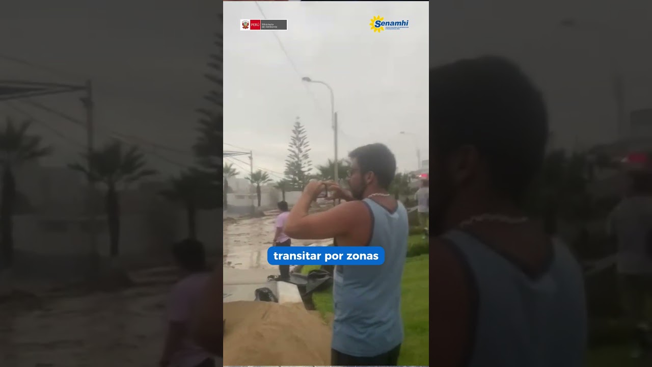 Senamhi | Ante lluvias intensas