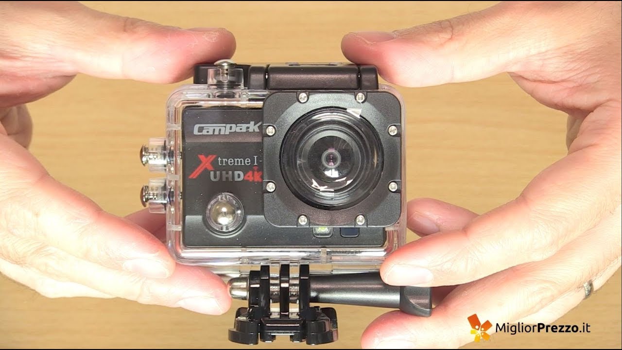 Videocamera CAMPARK 4K Action Camera - Video recensione di Convenienza.com