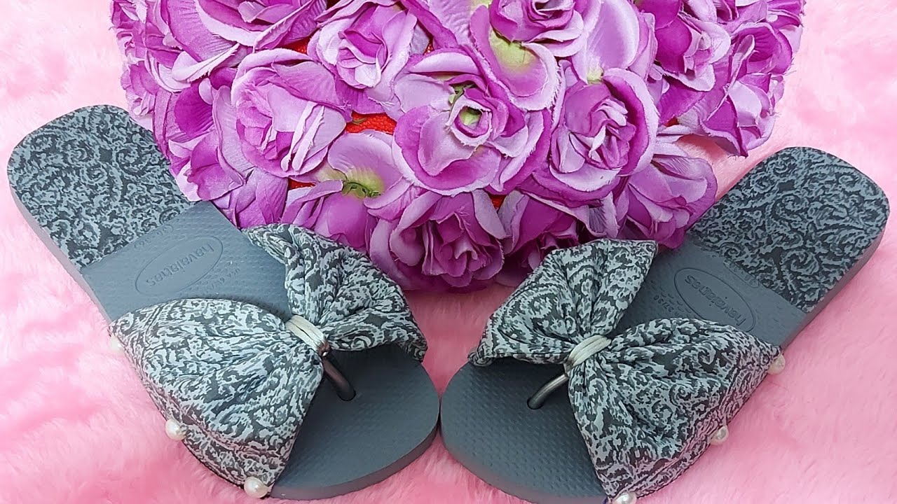 CHINELO COM TECIDO ESTILO MELISSA DE DEDO