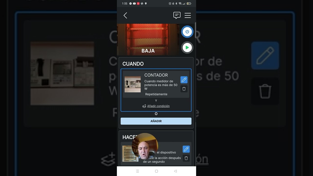 resultado gestor de excedentes casero.