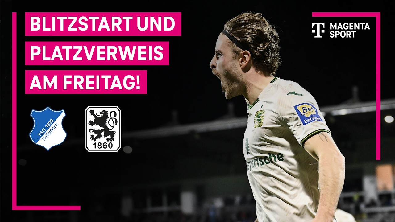 TSG Hoffenheim II - TSV 1860 München, Highlights mit Live-Kommentar | 3. Liga | MAGENTA SPORT