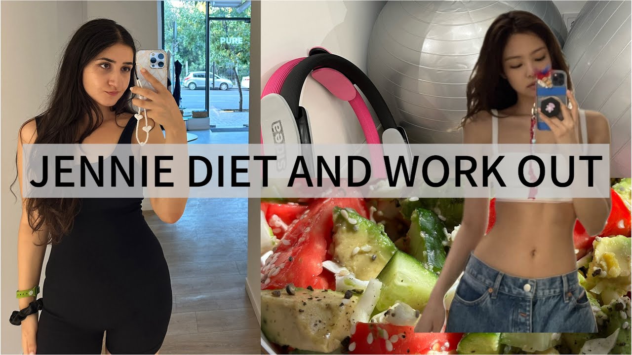Trying Blackpink Jennie’s diet 🥗🥑 + workout