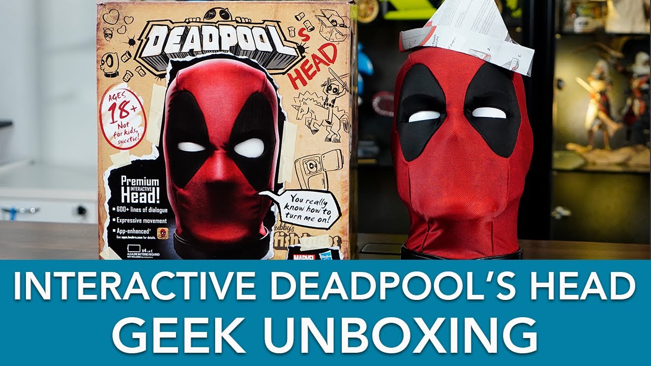 Hasbro Marvel Legends Premium Interactive Deadpool Head | UNBOXING & FIRST LOOKS!