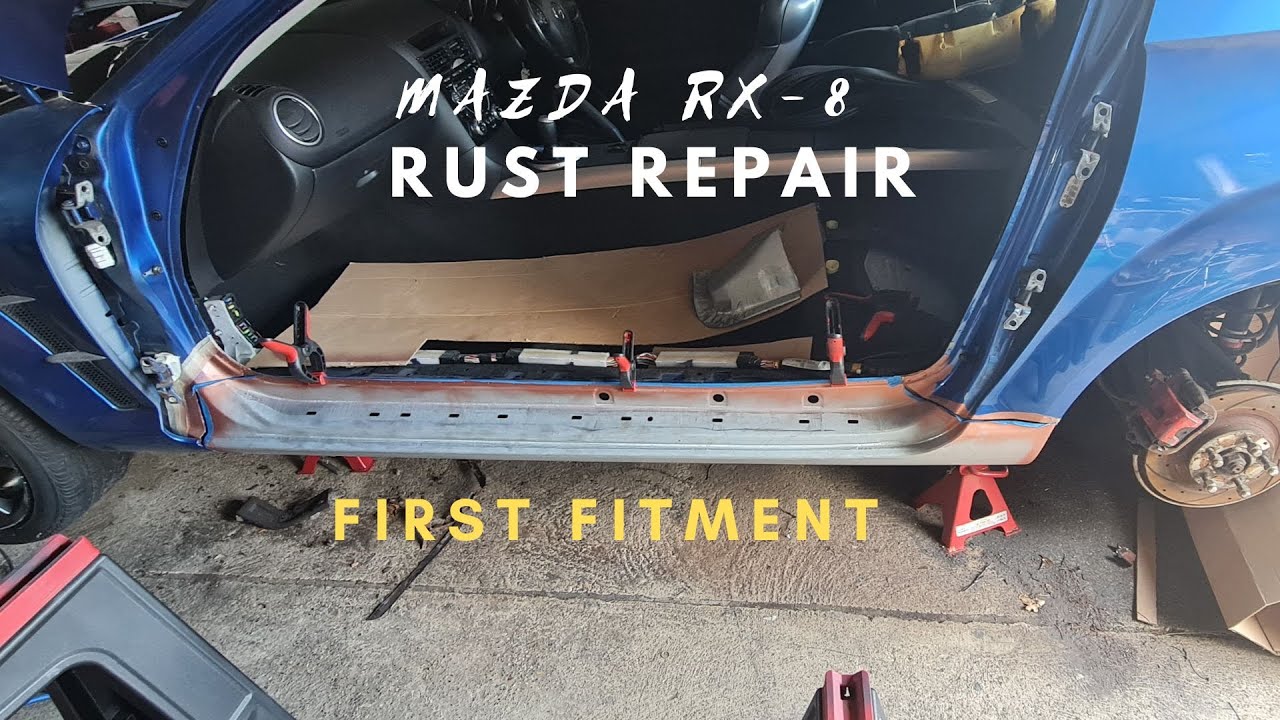 Restoring a rusty Mazda RX-8 - Rust proofing and initial fitment