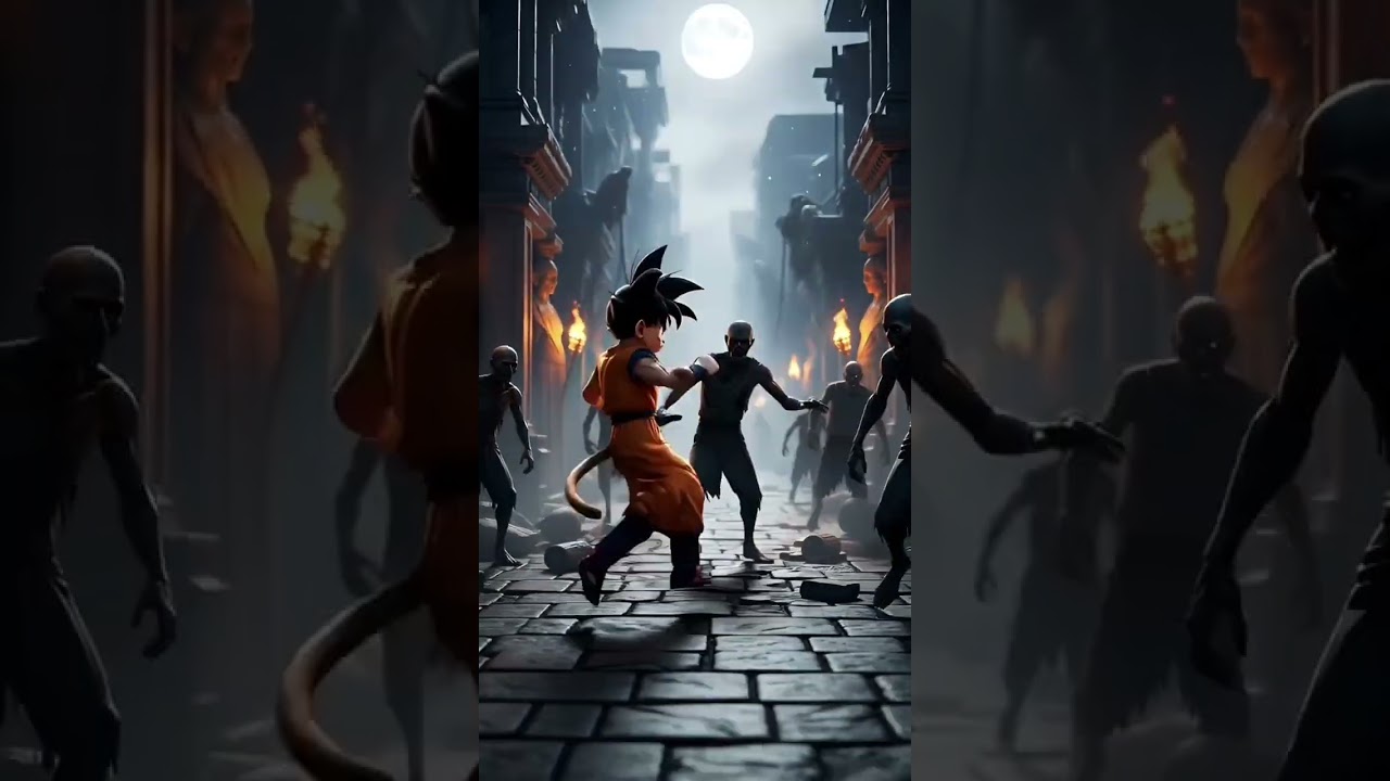 Goku vs Zombies 