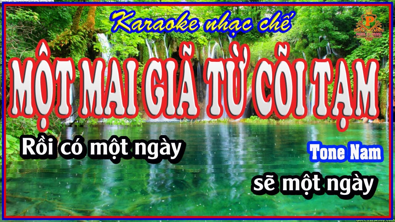 Karaoke Một Mai Giã Từ Cõi Tạm || Nhạc chế ||Tone Nam