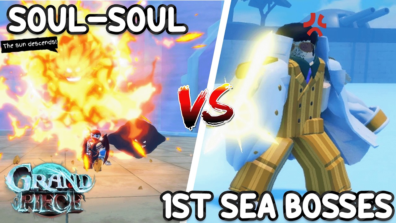 [GPO] SOUL FRUIT Vs ALL FIRST SEA BOSSES!