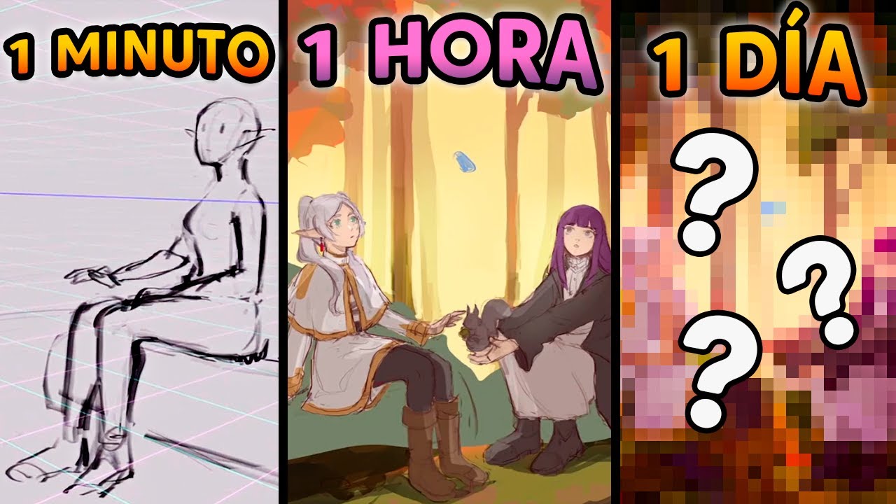 Hice un dibujo de Frieren pero EN MI ESTILO.