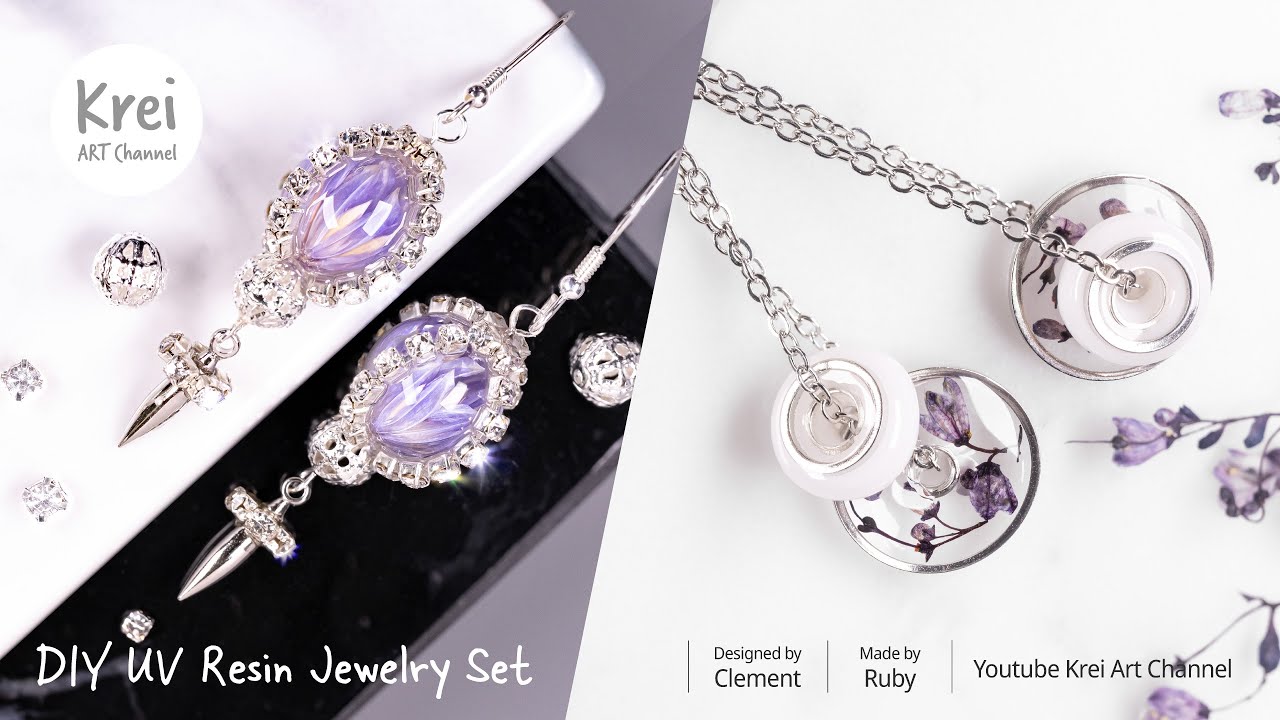 【UVレジン】魅惑のパープルコレクションセット〜♪ UV Resin-Enchanting purple Collection Set!
