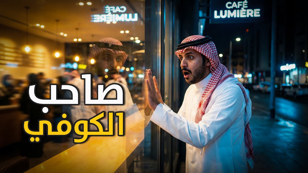 صاحب الكوفي : اعلان قلب حياته فوق تحت