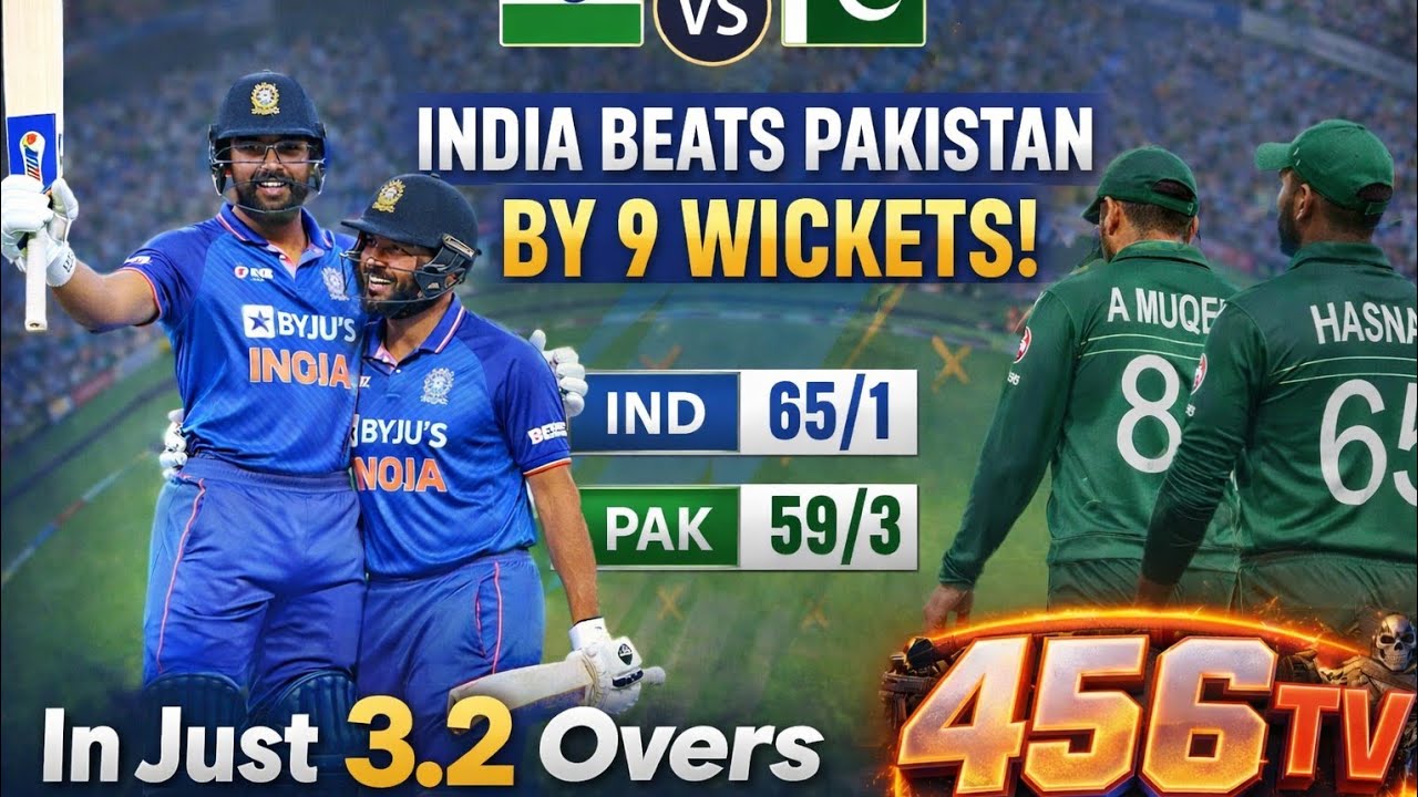 😱 India Ne Pakistan Ko 3.2 Overs Mein Hara Diya | IND vs PAK | Real Cricket Gameplay