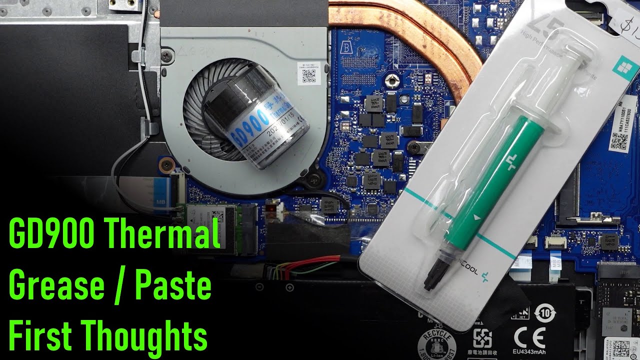GD900 Thermal Paste , using it and first thoughts