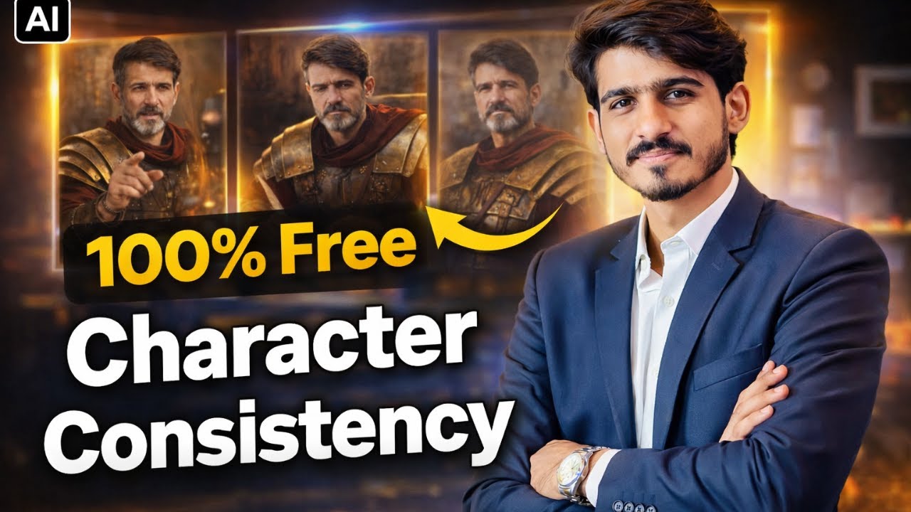 100% Free Character Consistency for AI YouTube Videos