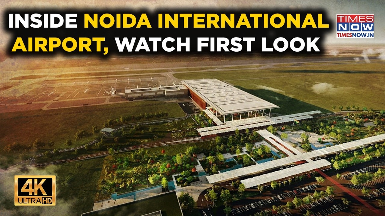 Inside Noida International Airport In Jewar | First Look | 4K | Raw Video | Inauguration Details