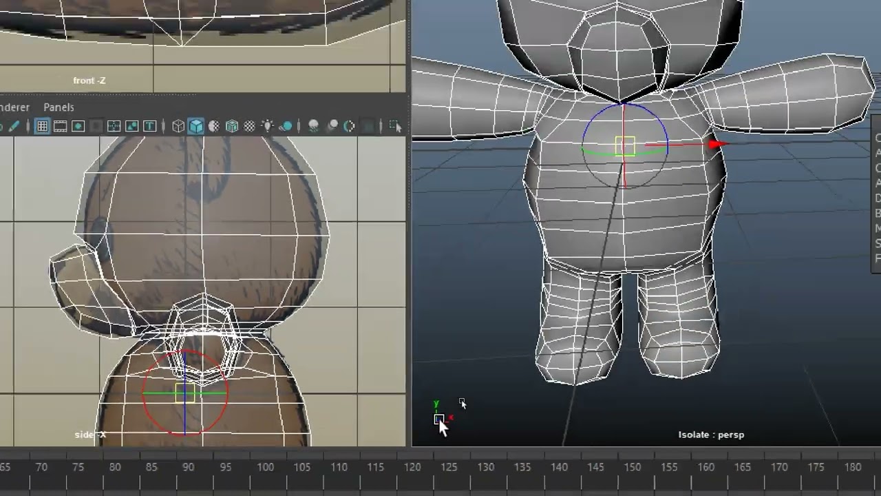 Modelado de Osito de peluche para filtro - Parte 2
