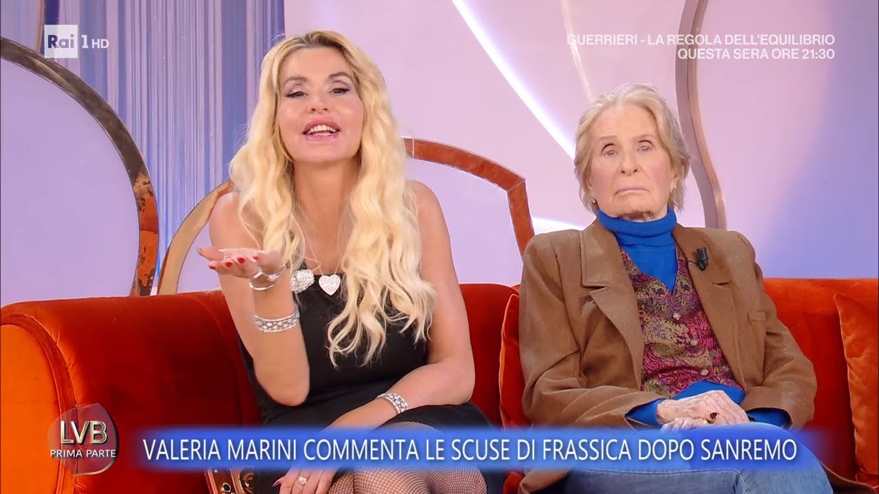 Valeria Marini perdona Frassica, mamma Gianna no: 
