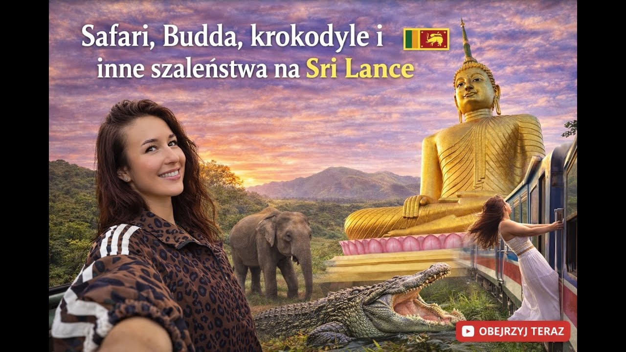 Safari na Sri Lance… Tego totalnie się NIE SPODZIEWAŁAM 🐘😱