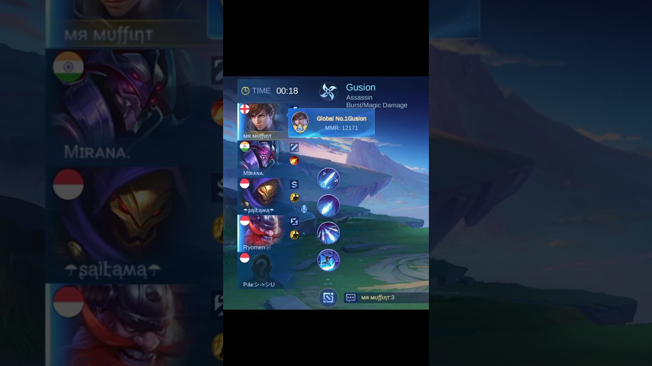 Fake Global no.1 prank (GONE WRONG) #mlbb #mobilelegends #mobilelegendsindonesia #fyp #shorts