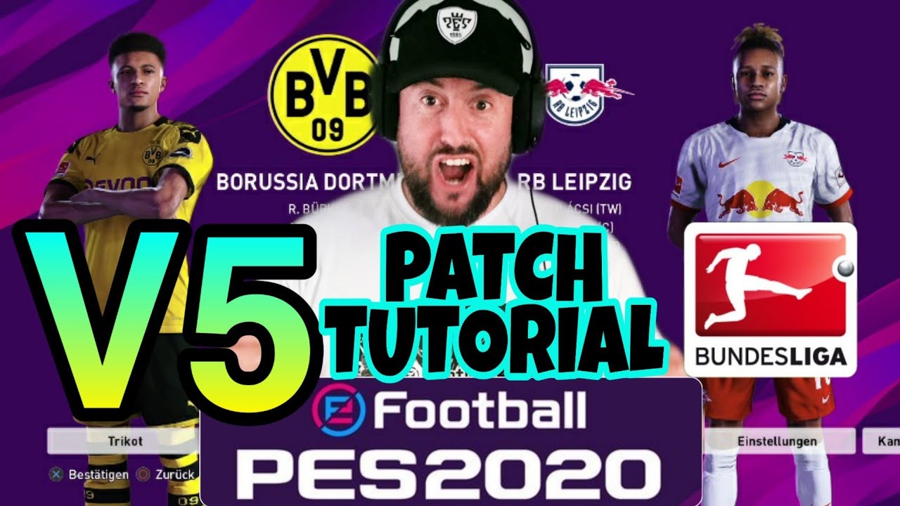 Pes 2020: Pesuniverse Patch V5 Tutorial  | Bundesliga | Deutsch | Ps4