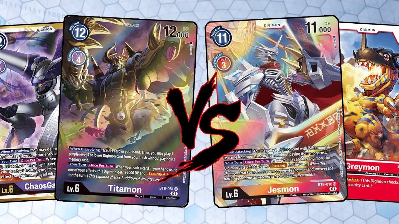 Titamon vs Jesmon Locals Match (Digimon TCG English BT6)
