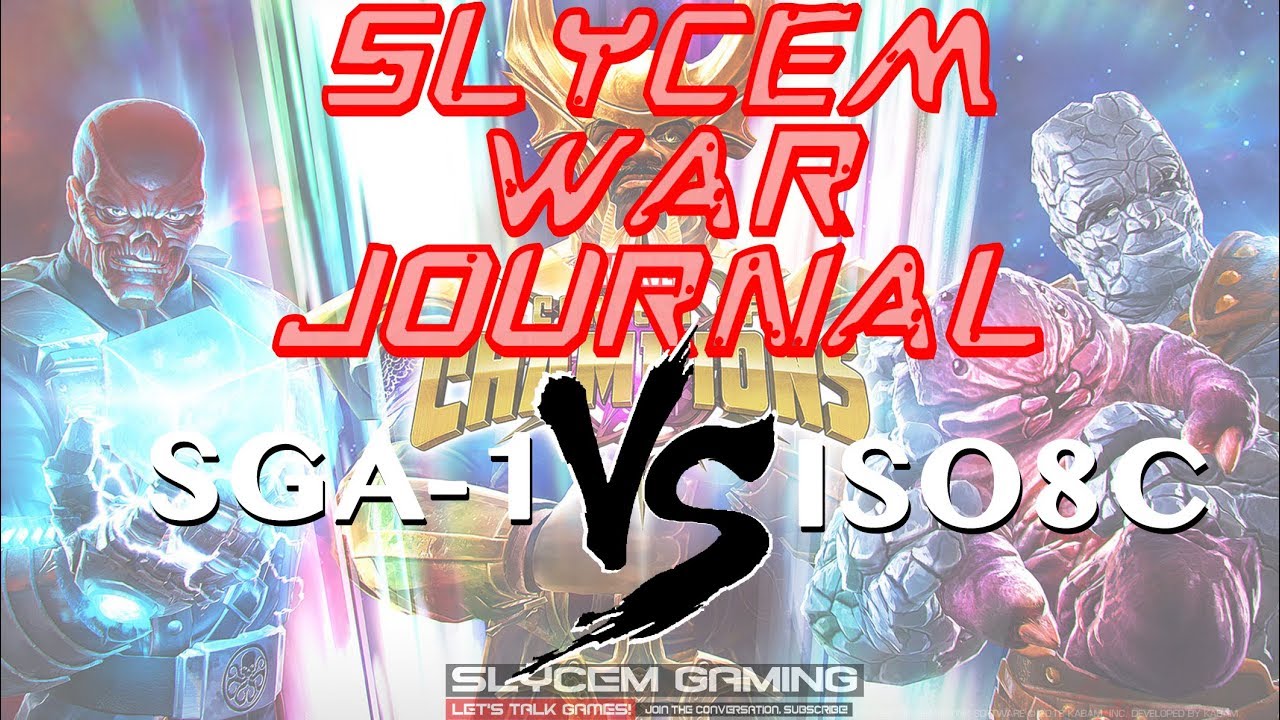 Slycem War Journal 01  | MCOC | Alliance War Season 3