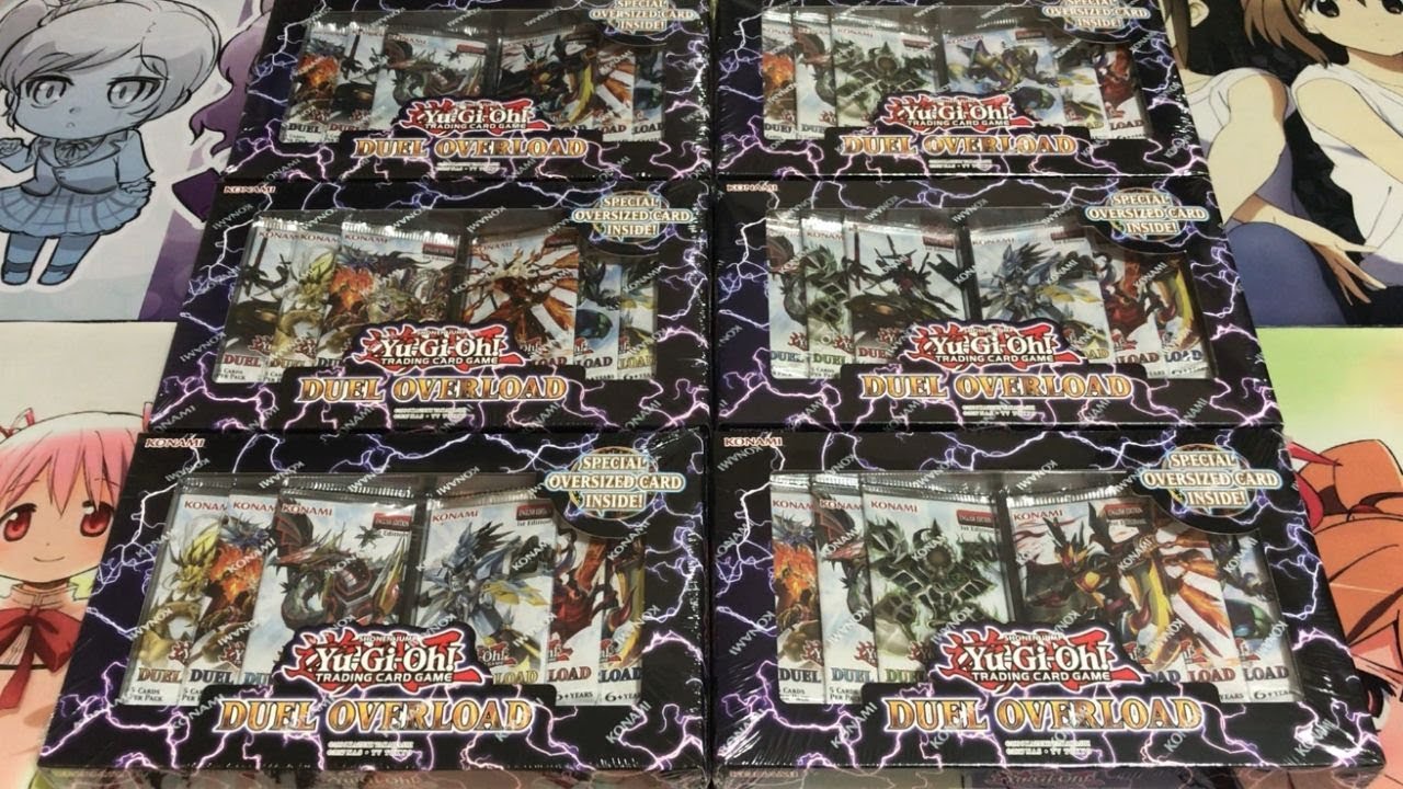 Opening My Yugioh Duel Overload Booster Sets - Six Boxes Total!